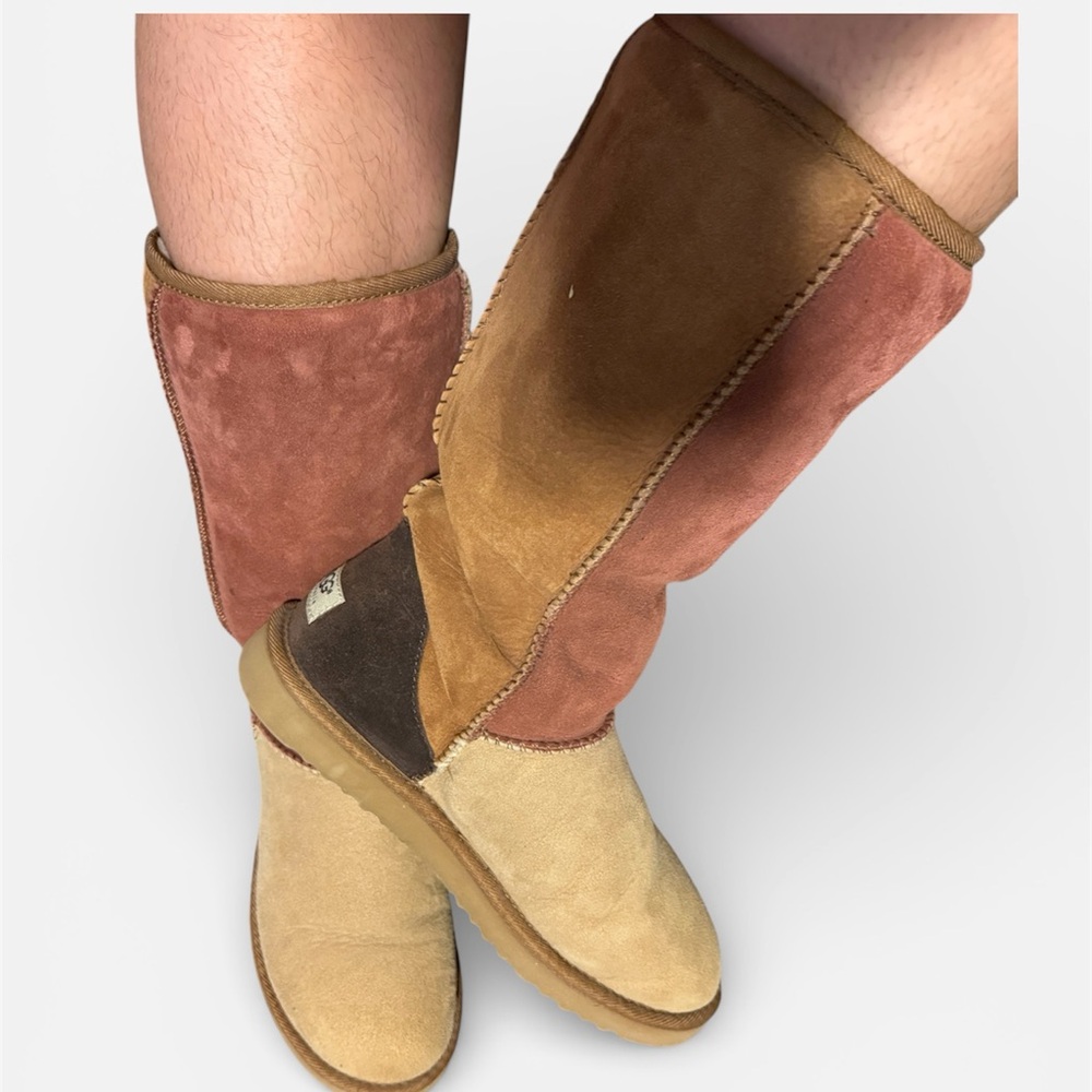 UGG Women's Tan and Brown Suede Boots
